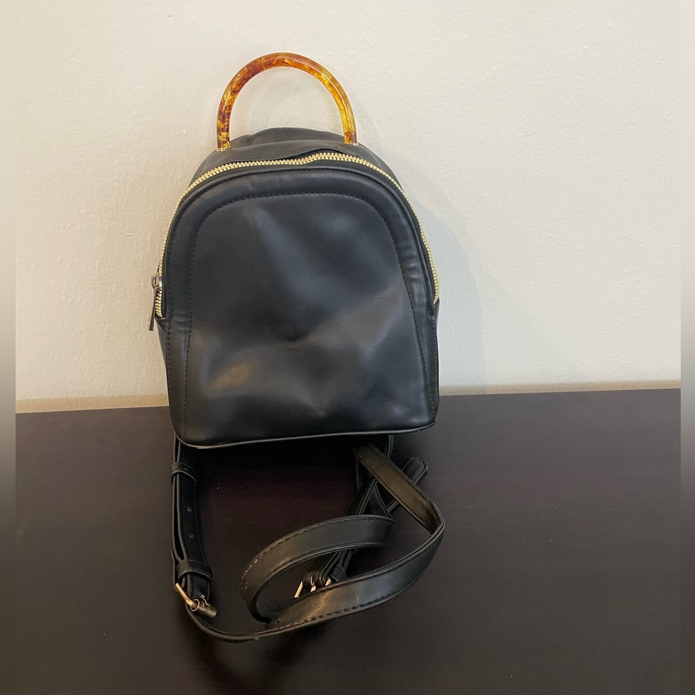 Black Mini Backpack
